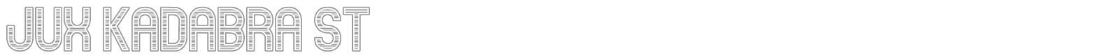Jux Kadabra St font preview